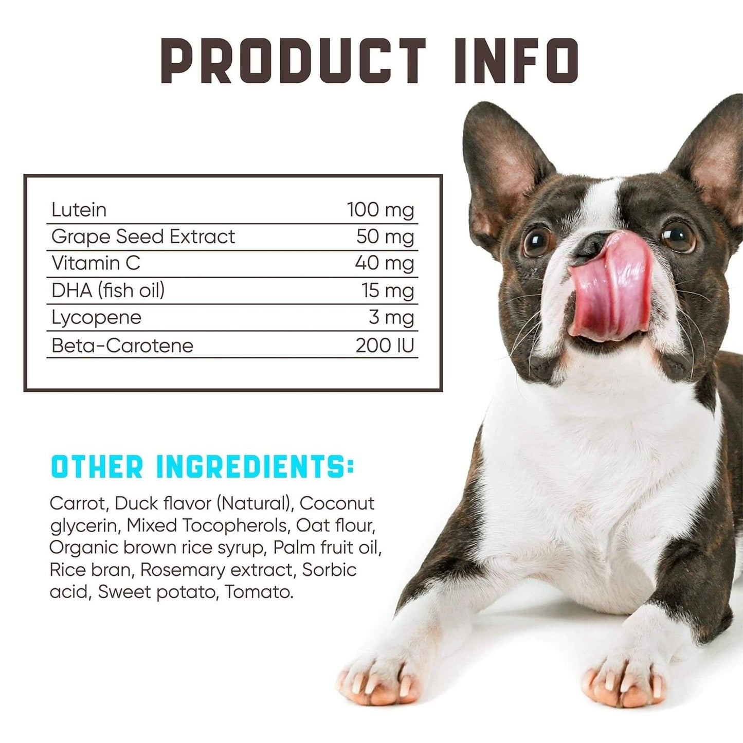 Dog Eye Vitamins for Tear Stains & Vision Support - Ferris Deals