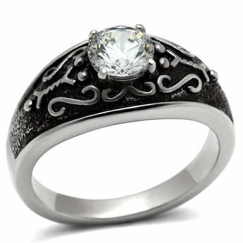TK373 Stainless Steel Ring - High Polished, AAA Grade - Ferris Deals